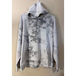 No Boundaries Hoodie Mens XL Gray Tie Dye Pullover Streetwear      NEW